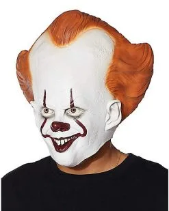 Spirit Halloween Pennywise The Clown Full Mask - It -Girls Costumes Shop 01432962 c