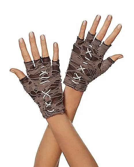 Spirit Halloween Tattered Witch Doctor Gloves 1 Spirit Halloween Tattered Witch Doctor Gloves