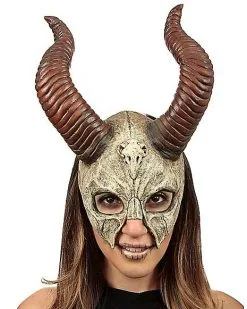 Spirit Halloween Voodoo Horn Half Mask