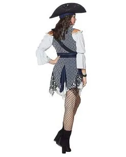Spirit Halloween Adult Castaway Beauty Pirate Costume - The Signature Collection -Girls Costumes Shop 01434786 d