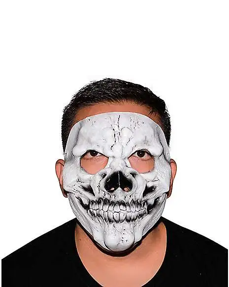 Spirit Halloween Skeleton Half Mask 1 Spirit Halloween Skeleton Half Mask