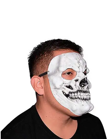 Spirit Halloween Skeleton Half Mask 2 Spirit Halloween Skeleton Half Mask - Image 2