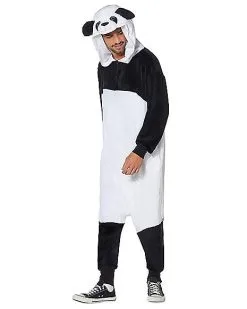 Spirit Halloween Adult Panda Union Suit -Girls Costumes Shop 01437250 c