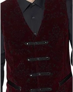 Spirit Halloween Velvet Victorian Vampire Vest 7 Spirit Halloween Velvet Victorian Vampire Vest -Girls Costumes Shop 01437722 d