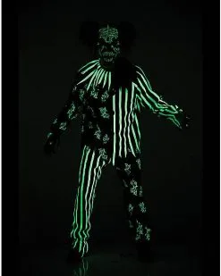 Spirit Halloween Kids Glow In The Dark Chaos Clown Costume -Girls Costumes Shop 01440726 c