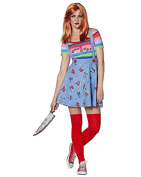 Spirit Halloween Adult Chucky Costume 2 Spirit Halloween Adult Chucky Costume - Image 2