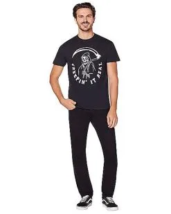 Spirit Halloween Creepin' It Real T Shirt -Girls Costumes Shop 01444033 d