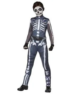Spirit Halloween Girls Skull Ranger Costume - Fortnite