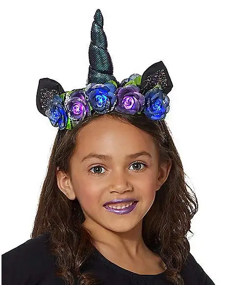 Spirit Halloween Kids Faux Fur Light-Up Unicorn Costume Kit 2 Spirit Halloween Kids Faux Fur Light-Up Unicorn Costume Kit - Image 2