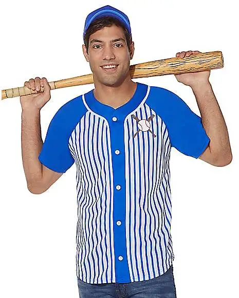 Spirit Halloween Male Baseball Jersey 1 Spirit Halloween Male Baseball Jersey