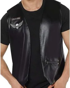 Spirit Halloween Adult Biker Vest 12 Spirit Halloween Adult Biker Vest -Girls Costumes Shop 01455161 d