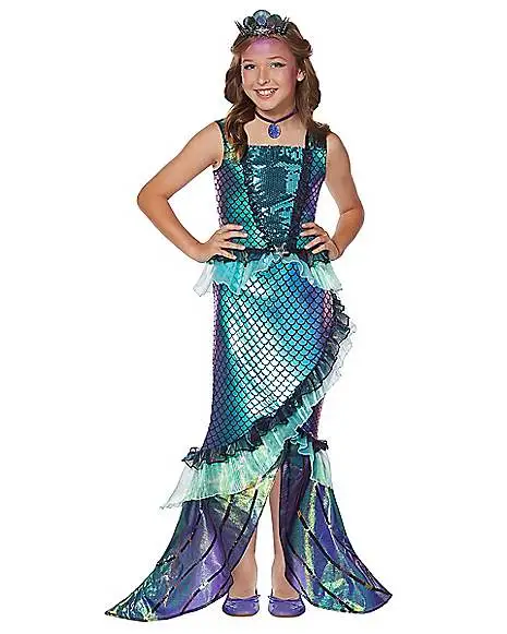 Spirit Halloween Kids Mystical Mermaid Costume - The Signature Collection 1 Spirit Halloween Kids Mystical Mermaid Costume - The Signature Collection