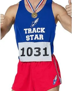 Spirit Halloween Adult Old School Track Suit -Girls Costumes Shop 01457670 c