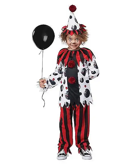 Spirit Halloween Toddler Creepy Circus Clown Costume 1 Spirit Halloween Toddler Creepy Circus Clown Costume