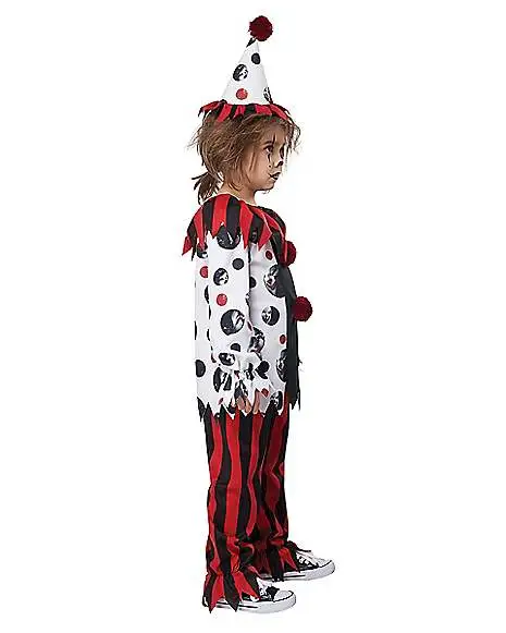 Spirit Halloween Toddler Creepy Circus Clown Costume 2 Spirit Halloween Toddler Creepy Circus Clown Costume - Image 2