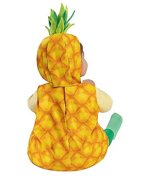 Spirit Halloween Baby Pineapple One Piece Costume 2 Spirit Halloween Baby Pineapple One Piece Costume - Image 2