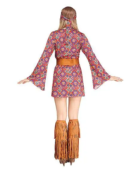 Spirit Halloween Adult Free Spirit Hippie Costume 2 Spirit Halloween Adult Free Spirit Hippie Costume - Image 2