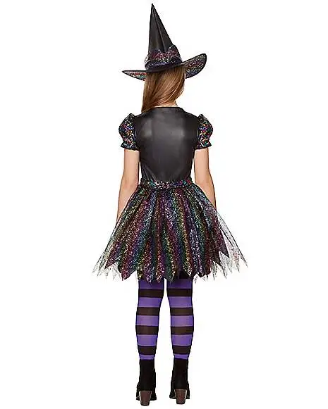 Spirit Halloween Kids Sequin Witch Costume 2 Spirit Halloween Kids Sequin Witch Costume - Image 2