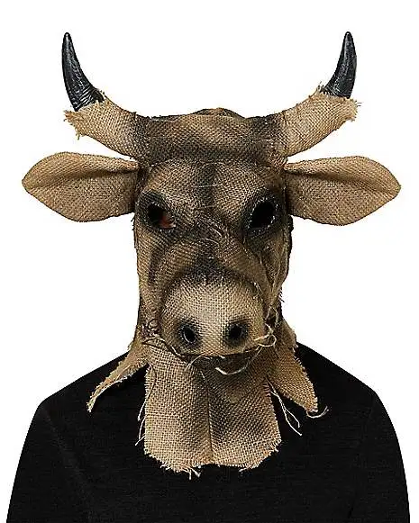 Spirit Halloween Moving Mouth Bull Scarecrow Full Mask 1 Spirit Halloween Moving Mouth Bull Scarecrow Full Mask