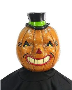 Spirit Halloween Vintage Pumpkin Half Mask 6 Spirit Halloween Vintage Pumpkin Half Mask -Girls Costumes Shop 01471630 c
