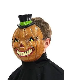 Spirit Halloween Vintage Pumpkin Half Mask 7 Spirit Halloween Vintage Pumpkin Half Mask -Girls Costumes Shop 01471630 d
