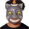 Spirit Halloween Vintage Cat Half Mask
