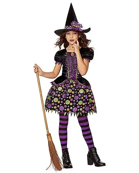 Spirit Halloween Kids Whimsical Witch Costume 1 Spirit Halloween Kids Whimsical Witch Costume