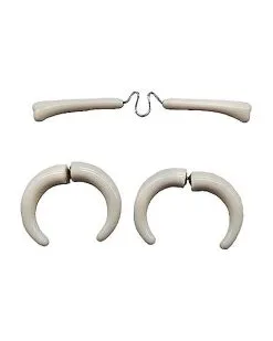 Spirit Halloween Witch Doctor Bone Jewelry Set