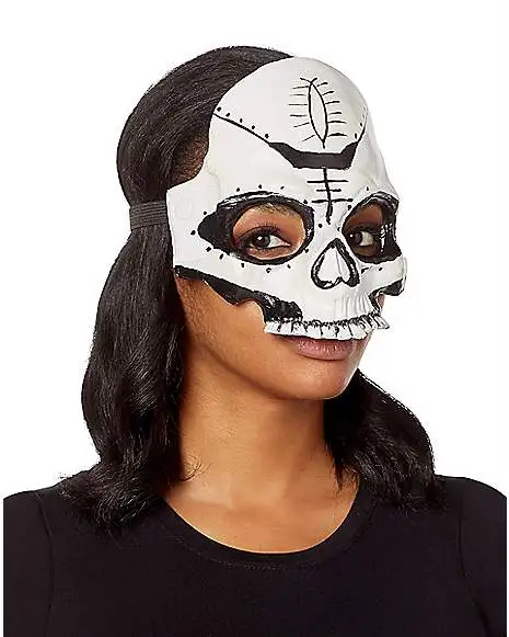 Spirit Halloween Witch Doctor Skull Half Mask 2 Spirit Halloween Witch Doctor Skull Half Mask - Image 2