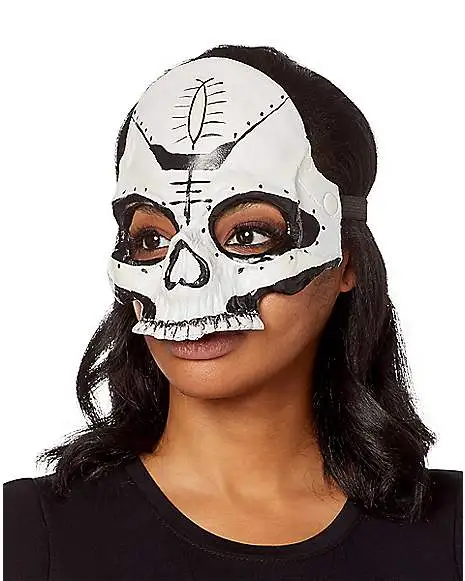 Spirit Halloween Witch Doctor Skull Half Mask 3 Spirit Halloween Witch Doctor Skull Half Mask - Image 3