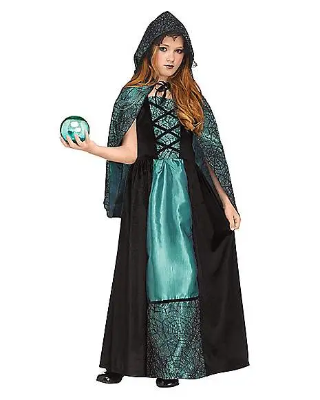 Spirit Halloween Kids Emerald Sorceress Costume 1 Spirit Halloween Kids Emerald Sorceress Costume