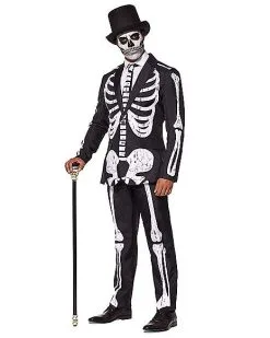 Spirit Halloween Adult Skeleton Suit