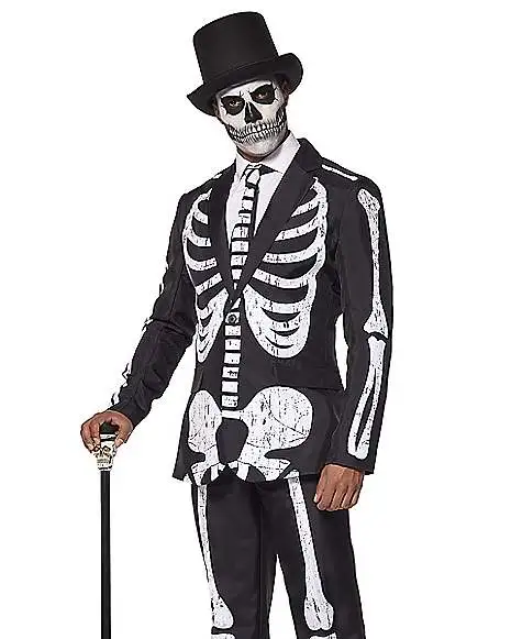 Spirit Halloween Adult Skeleton Suit 3 Spirit Halloween Adult Skeleton Suit - Image 3