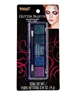 Spirit Halloween Cool Tones Glitter Makeup Palette -Girls Costumes Shop 01474261 c