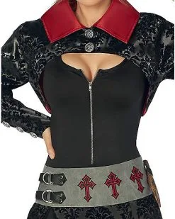 Spirit Halloween Adult Female Vampire Slayer Costume -Girls Costumes Shop 01475367 c
