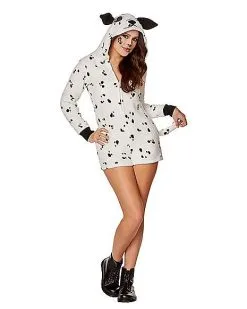 Spirit Halloween Adult Dalmatian Romper Costume