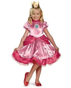 Spirit Halloween Toddler Princess Peach Costume - Mario Bros.