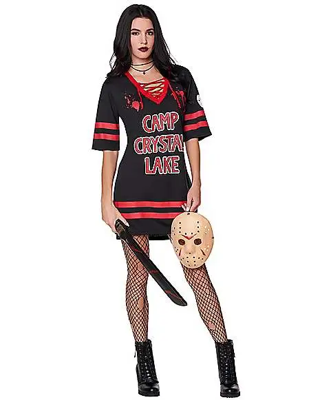 Spirit Halloween Adult Jason Hockey Dress - Friday The 13th 1 Spirit Halloween Adult Jason Hockey Dress - Friday The 13th