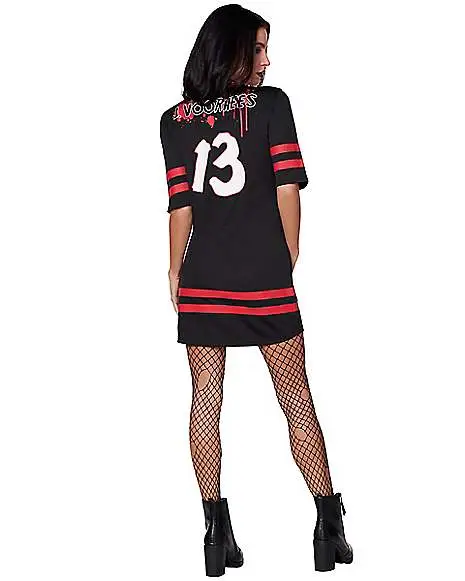 Spirit Halloween Adult Jason Hockey Dress - Friday The 13th 2 Spirit Halloween Adult Jason Hockey Dress - Friday The 13th - Image 2