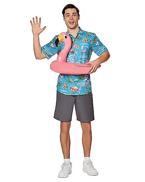 Spirit Halloween Inflatable Flamingo Float 2 Spirit Halloween Inflatable Flamingo Float - Image 2