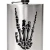 Spirit Halloween Skeleton Punk Flask