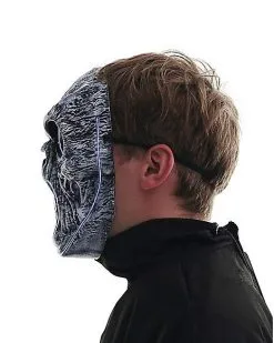 Spirit Halloween Light-Up EL Wire Wailing Spirit Half Mask 9 Spirit Halloween Light-Up EL Wire Wailing Spirit Half Mask -Girls Costumes Shop 01488154 f