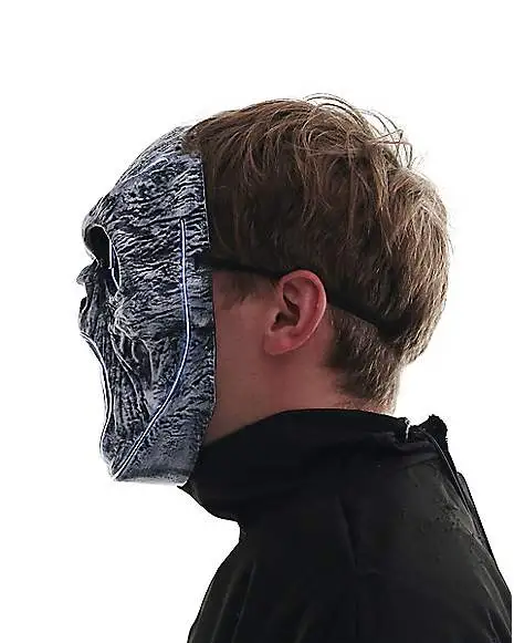 Spirit Halloween Light-Up EL Wire Wailing Spirit Half Mask 5 Spirit Halloween Light-Up EL Wire Wailing Spirit Half Mask - Image 5