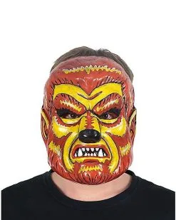Spirit Halloween Vintage Werewolf Half Mask