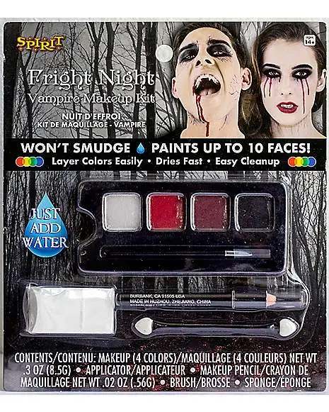 Spirit Halloween Fright Night Vampire Makeup Kit 1 Spirit Halloween Fright Night Vampire Makeup Kit