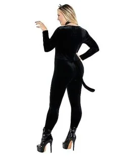 Spirit Halloween Adult Fierce Feline Catsuit Costume -Girls Costumes Shop 01493873 d