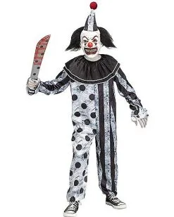 Spirit Halloween Kids Psycho Clown Costume