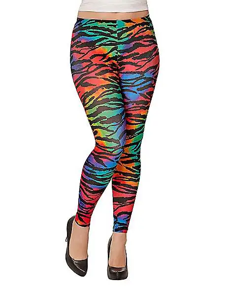 Spirit Halloween '80s Print Leggings 1 Spirit Halloween '80s Print Leggings