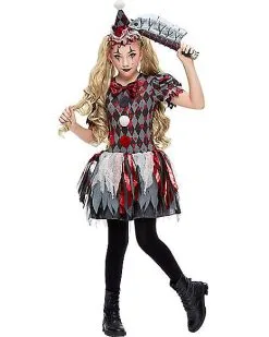 Spirit Halloween Kids Vintage Circus Clown Costume