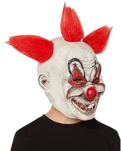 Spirit Halloween Kids Light-Up Krazy Clown Mask -Girls Costumes Shop 01498385 c